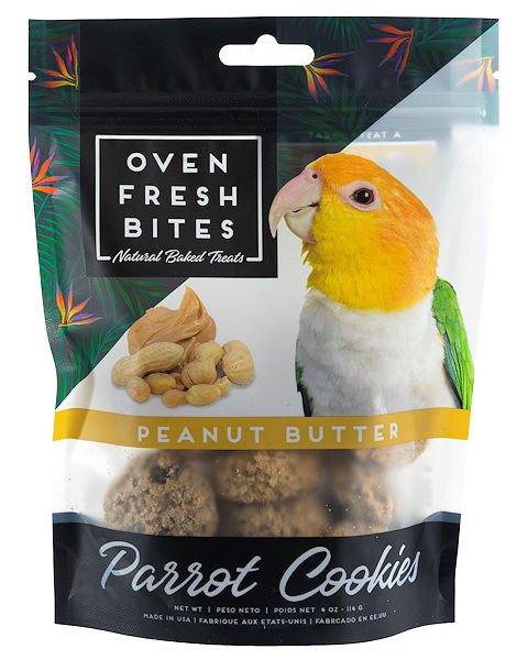 Oven Fresh Bites Baked Peanut Butter Parrot Cookies