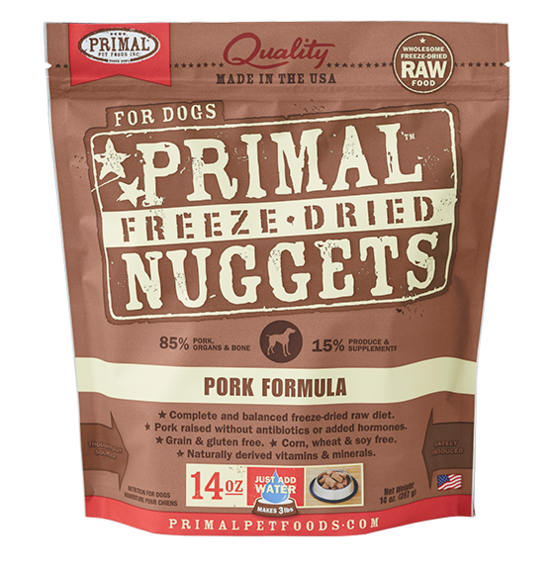 Primal Raw Freeze-Dried Canine Pork Formula