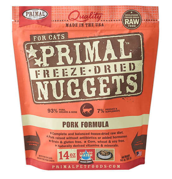 Primal Raw Freeze-Dried Feline Pork Formula