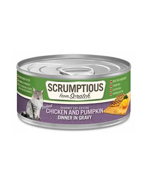 Scrumptious From Scratch Chicken and Pumpkin Dinner in Gravy 2.8 Oz.