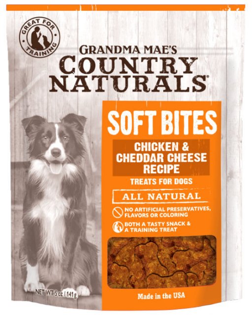 Grandma Mae's Country Naturals Soft Bites: Chicken & Cheddar 5 Oz