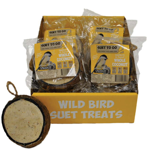 Suet To Go® Coconut with Mealworm and Peanut