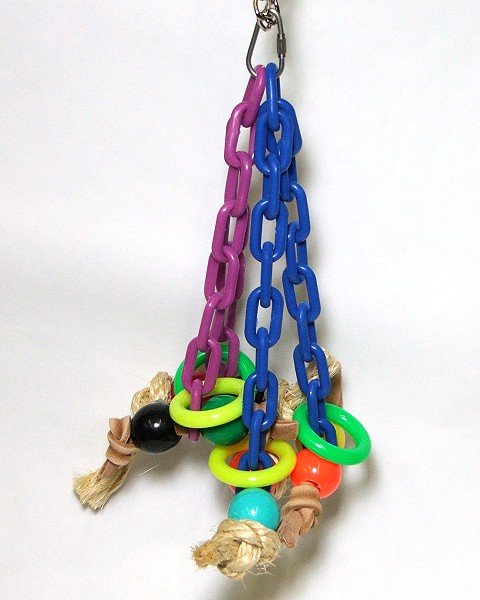 Beak Stop Ball and Chain Bird Toy