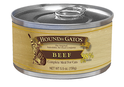 Hound & Gatos 98% Beef Recipe for Cats