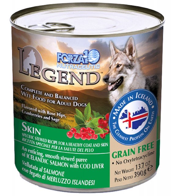 Legend Skin Salmon Recipe with Cod Liver 13.7 Oz