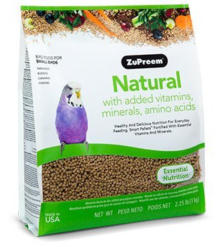 Zupreem Natural Small Bird 2.25 Lb.