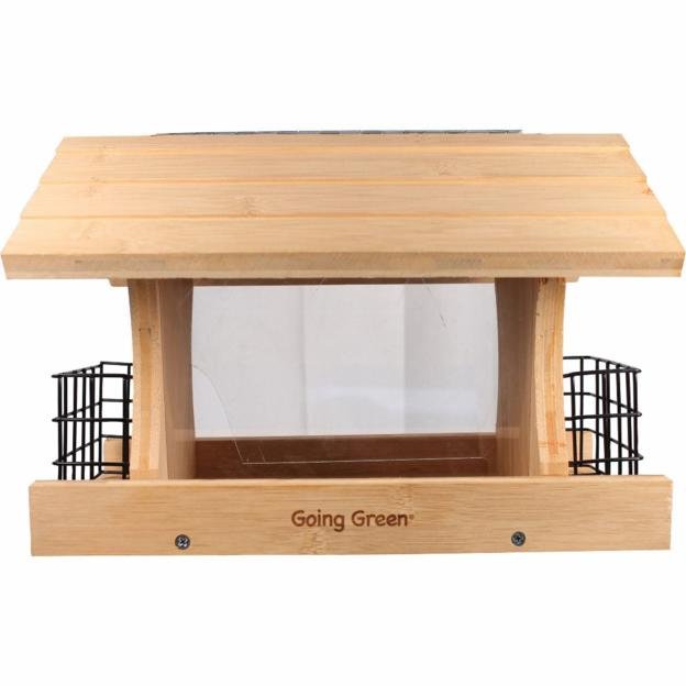 Audubon Premium Bamboo Feeder With Suet Cages