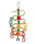 Featherland Paradise Braided Spools and Blocks Bird Toy