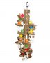 Happy Beaks Wood with Cylinders Bird Toy