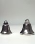 Nickel Plated Liberty Bell 25mm 5 Pack