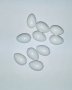 Plastic Finch-Canary-Parakeet Eggs White 10 Pack